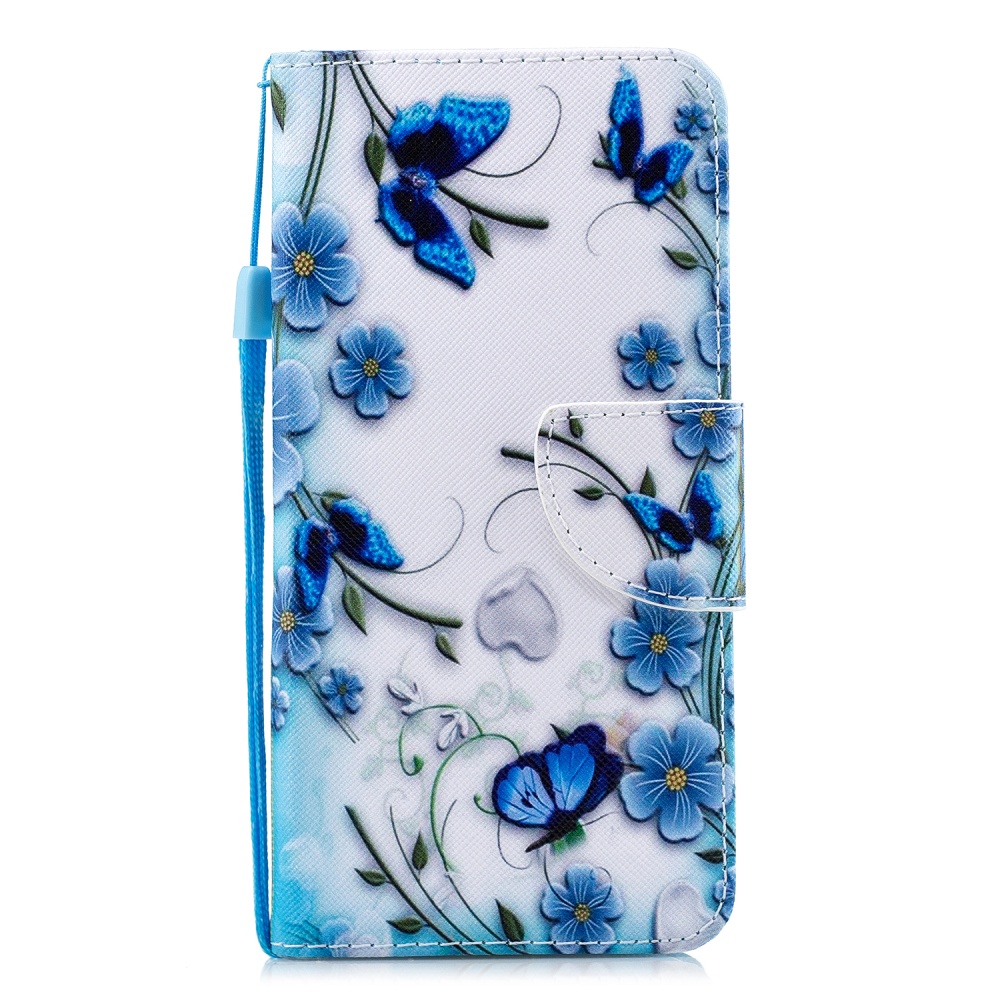 For Samsung A10S/A20S Smartphone Case PU Leather Phone Shell Lovely Cartoon Pattern Card Slots Overall Protection Magic butterfly - Image 3