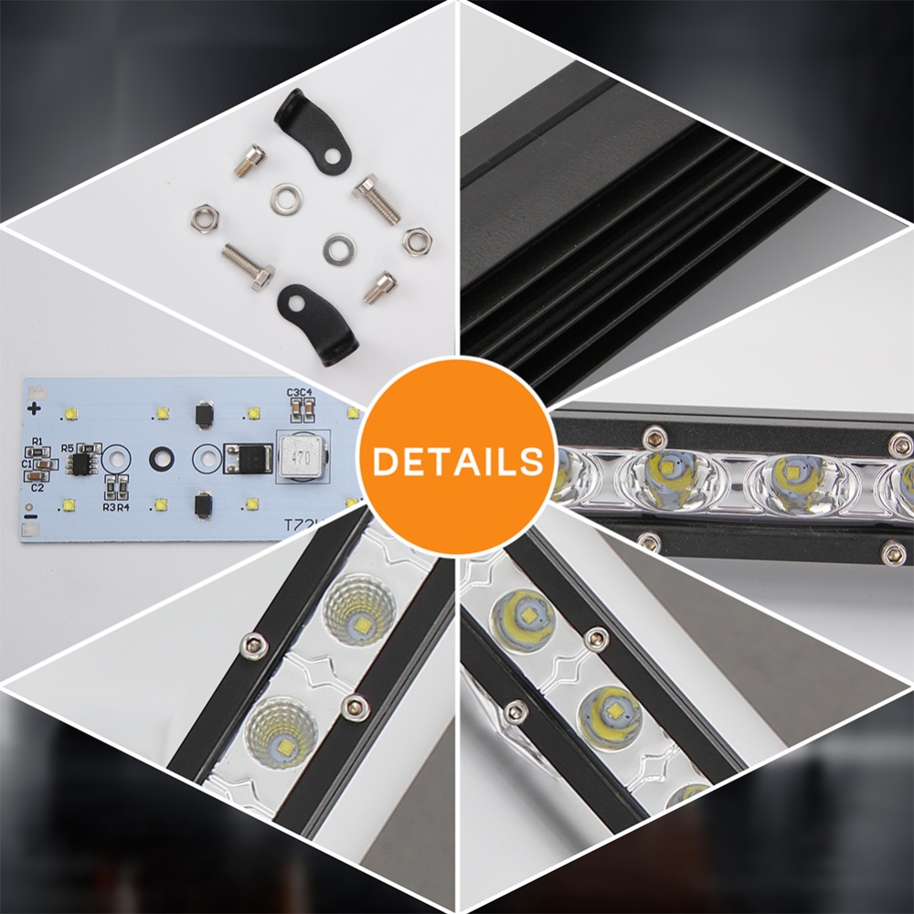 20inch 54w LED Work Light Bar Single Row Driving Lamp (Spotlight + Floodlight) 20 inches - Image 3