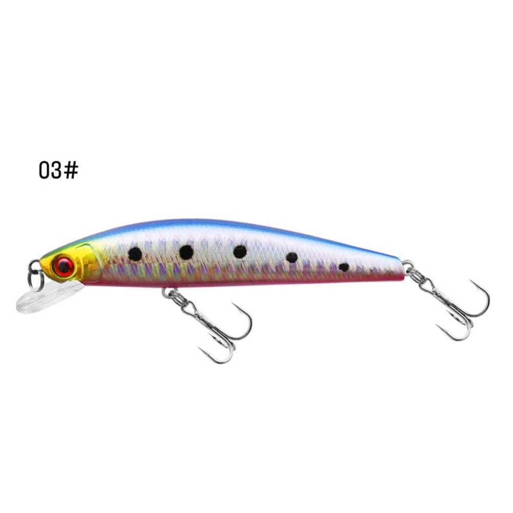 Simulation Bait Floating Mino 8cm7g Simulated with Built-in Sound Bead for Fishing 1# color - Image 2