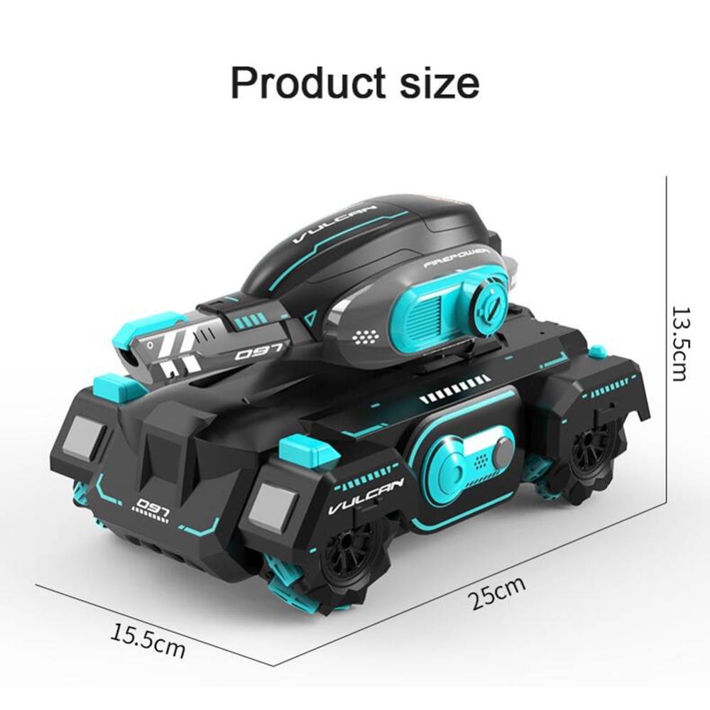 Gesture Sensing Water-bomb RC Car Children Remote Control Tank Toy Off-road Four-wheel Drive Orange - Image 3