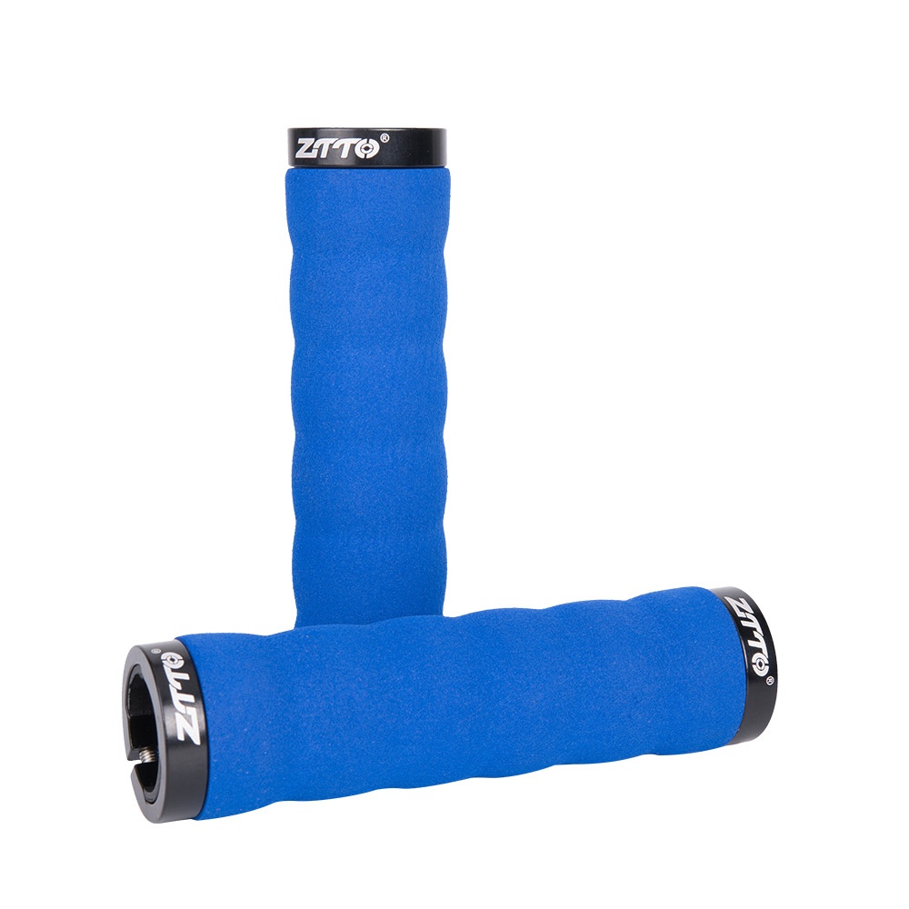 ZTTO Cycling Bicycle MTB Handlebar Cover Sponge Antislip Handle Road Bike Ends Accessary blue - Image 2