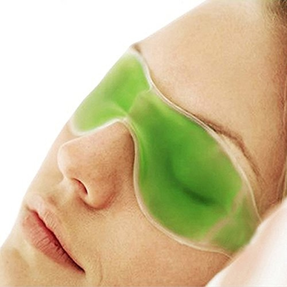 Gel Eye Mask Reusable Hot / Cold Therapeutic Patch Pack for Migraine Eyes Fatigue Pain Relief Random Color loans [19.5*5CM] - Image 2