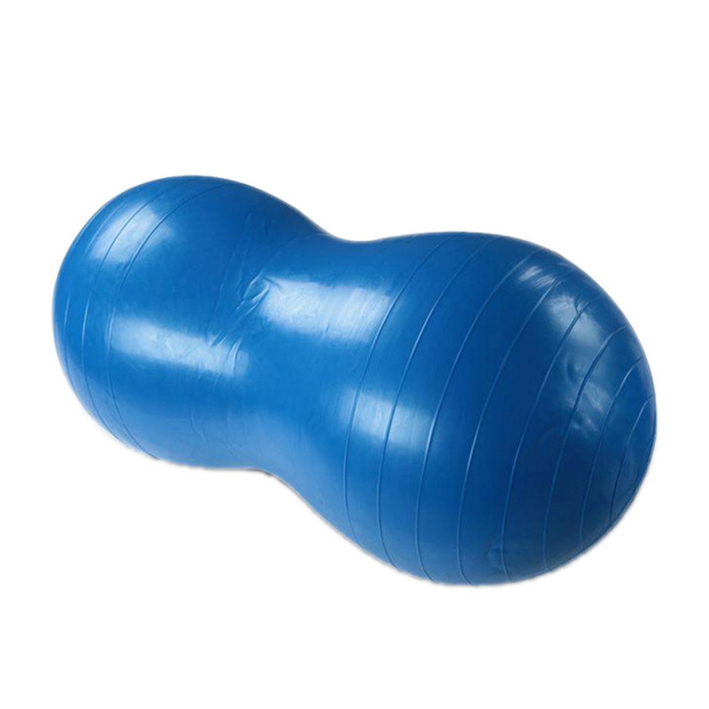 Peanut Yoga Ball Inflatable GYM Pilates Fit Fitness Balancing Fitball Blue - Image 3