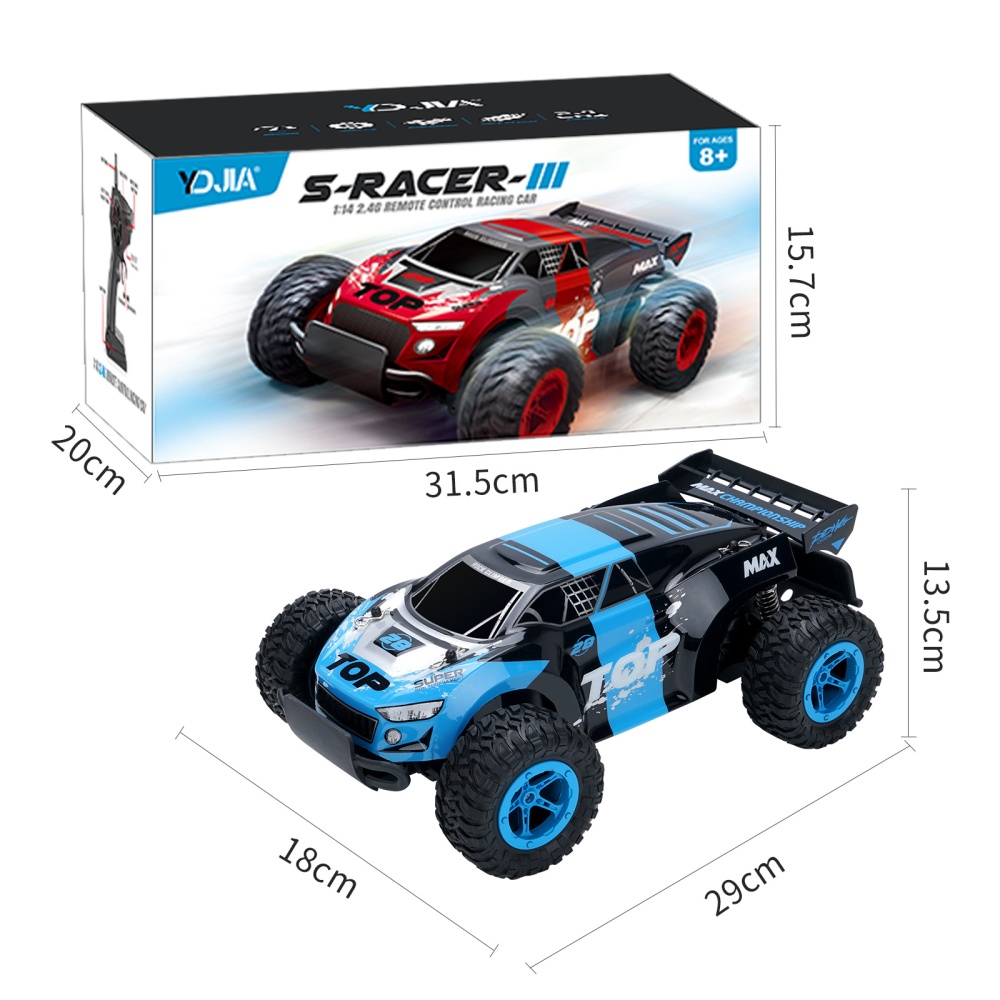 1:14 2.4G 4WD Remote Control RC Car Four Wheel Racing Electric Machine Auto Drift Funny Vehicles Toys Gifts Model d887 red - Image 3