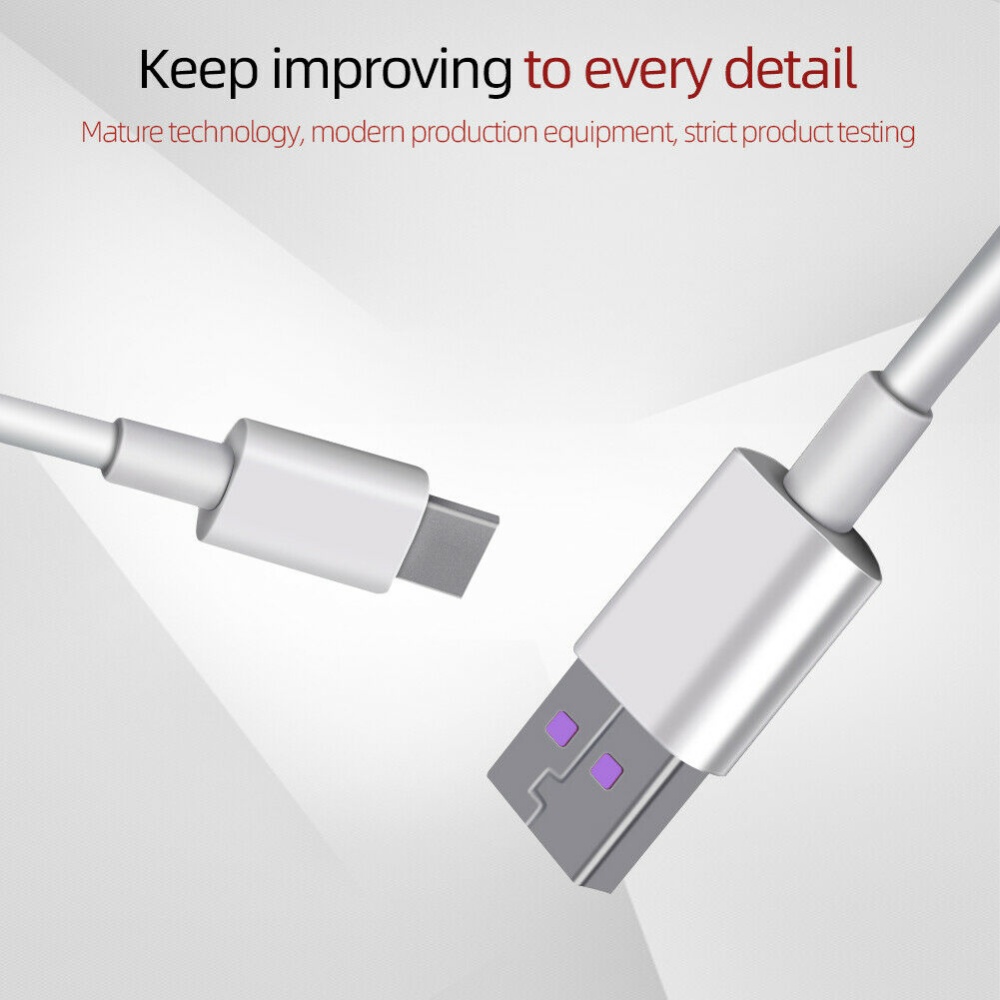 5a Fast Charging Cable Usb C Phone Charger Data Line Type iOS interface - Image 3