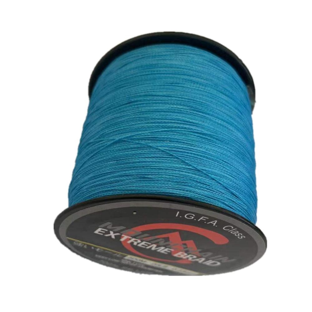 Braided 4 Stands Strong Multifilament 1000m Mounchain Fishing Line blue_0.25mm-30BL - Image 3