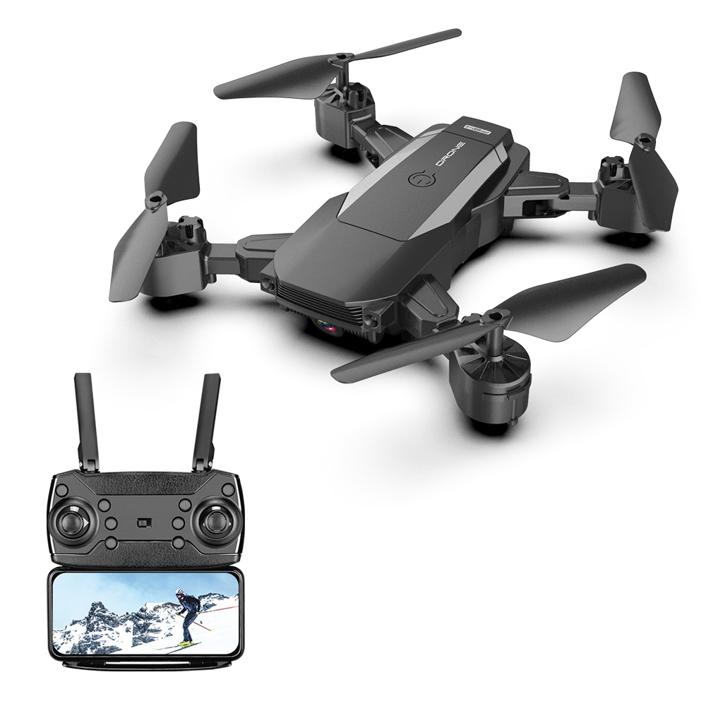 F84 Quadcopter Wireless RC Drone With 4K/5MP/0.3MP HD Camera WiFi FPV Helicopter Foldable Airplane For Children Gift Toy black_No camera 2B - Image 3