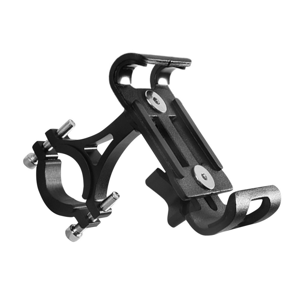 Aluminum Motorcycle Bike Bicycle MTB Handlebar Cell Phone GPS Holder Mount black - Image 3