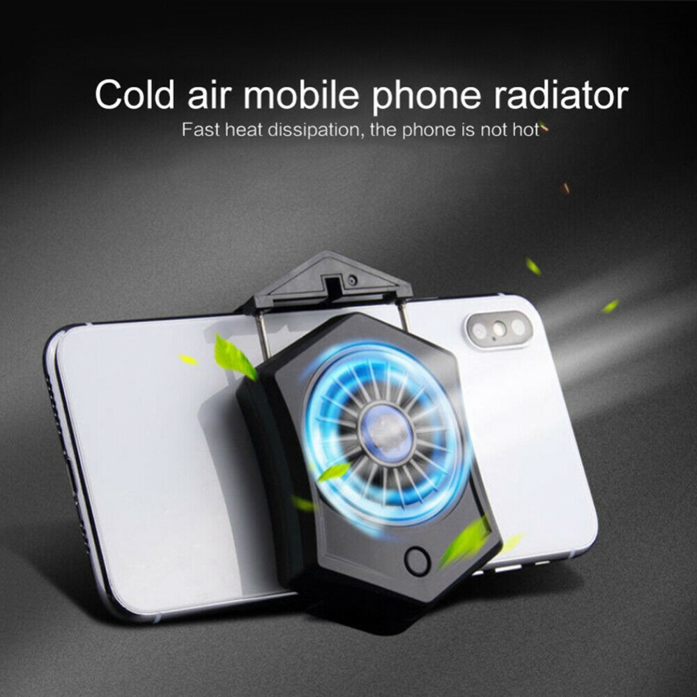 Mobile Phone Radiators Cooling Fan Stand Charging The Treasure Game Controller For All Types Of Phones black - Image 3