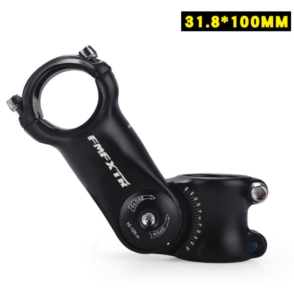 Adjustable Bicycle Stem Riser 25.4mm/31.8mm Road Mountain Bike Aluminum Alloy Parts Cycling Accessories MTB handle 31.8*100mm - Image 2