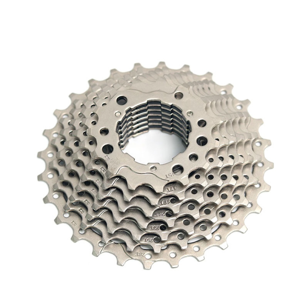 Professional MTB Bike Freewheel 9 Speed 28T Cassette Sprocket Steel color - Image 2