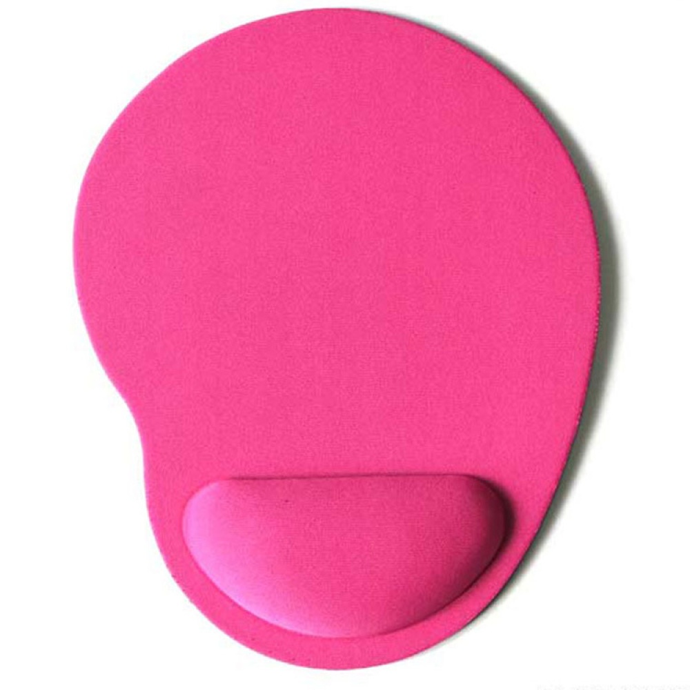 Computer Mouse Pad Solid Color Wrist Protection Anti-slip blue - Image 2