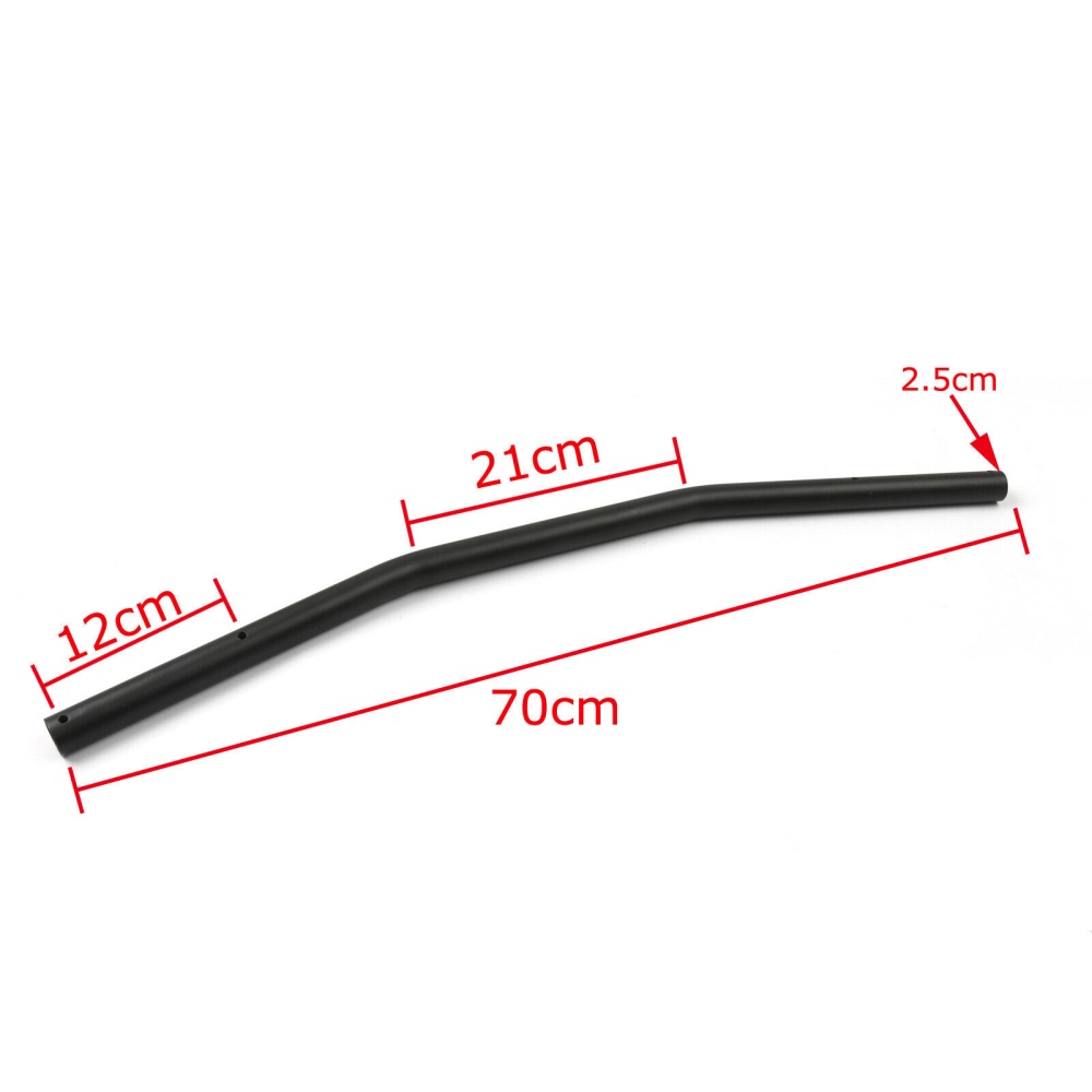 22mm 7/8 inches 25mm 1inch Motorcycle Modidied Handlebars Straight Bar Handlebar Accessaries black - Image 3