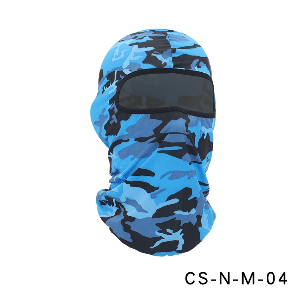 Camouflage Riding Fishing Mask Headscarf Cycling Bike Headband Tube Scarf CS-N-M-04 Royal Blue_One size - Image 2