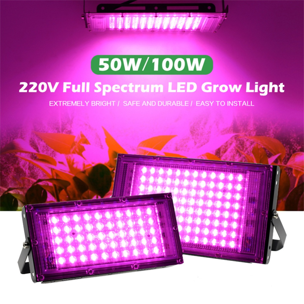 Led Full Spectrum Grow Light 220v 50w 100w Plant Growing Lamp For Indoor Hydroponics - Image 3