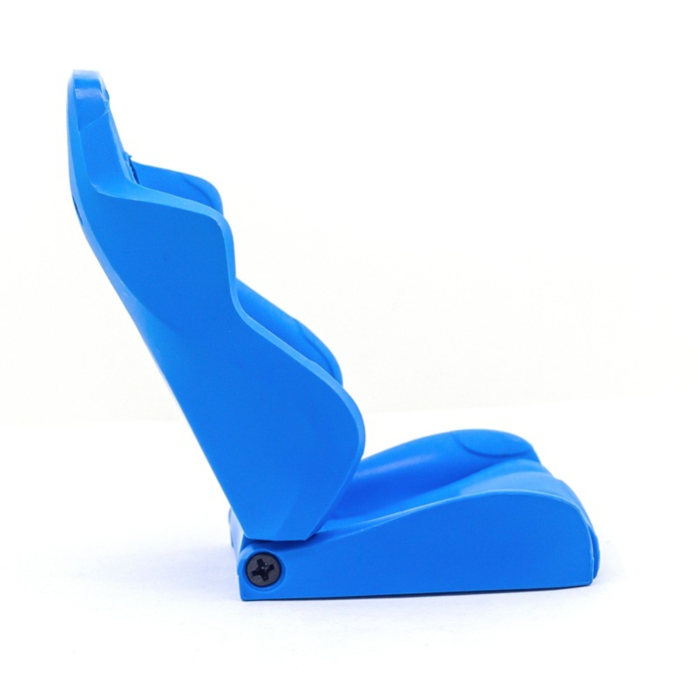 Simulation Chair Mini Cab Seat Model Car Driving for 1/10 trx4 scx10 RC Climbing Decorative Accessories A section-blue - Image 2