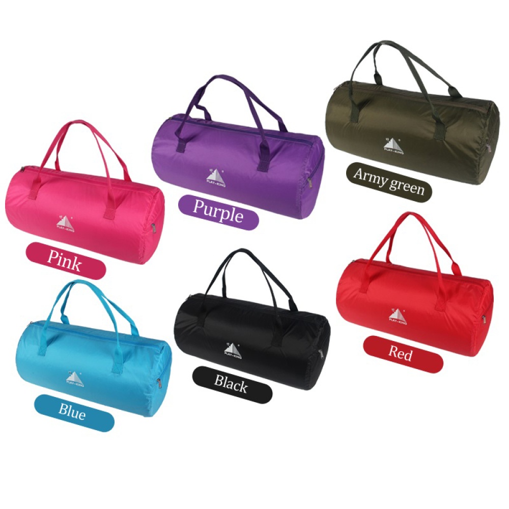 Sport Training Gym Bag Wearable foldable travel bag Waterproof bags Outdoor Sporting Tote sport rose Red_18 inches - Image 3