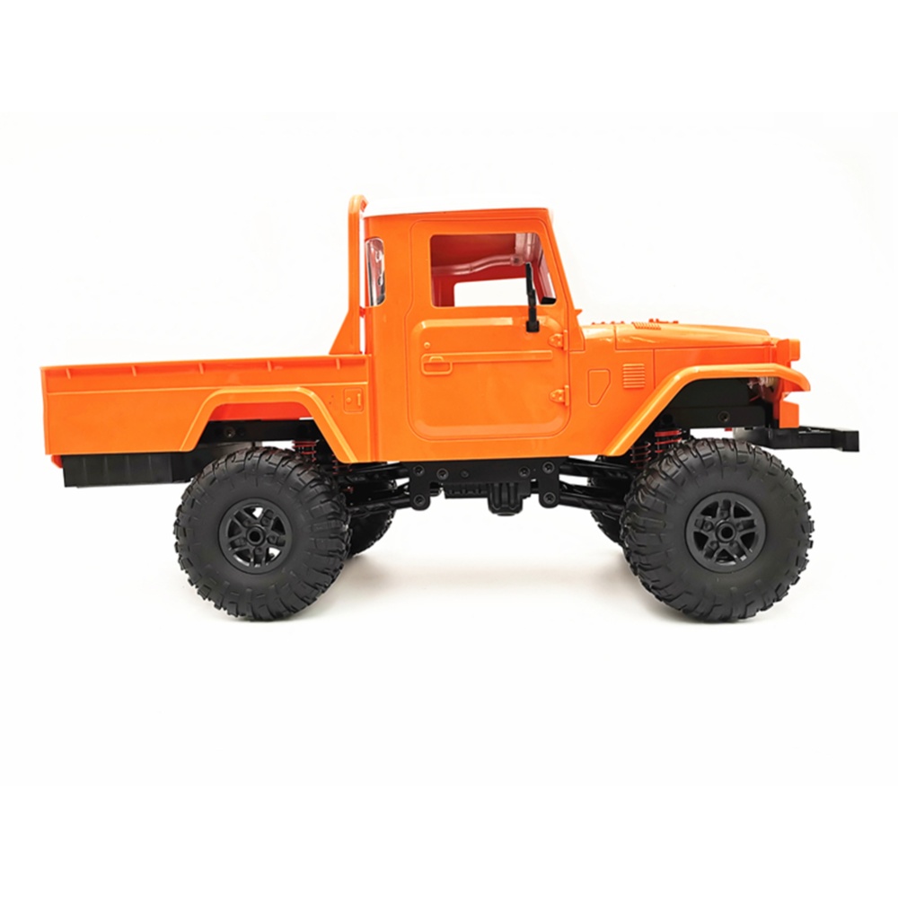 MN Model MN45 RTR 1/12 2.4G 4WD RC Car with LED Light Crawler Climbing Off-road Truck Orange - Image 3