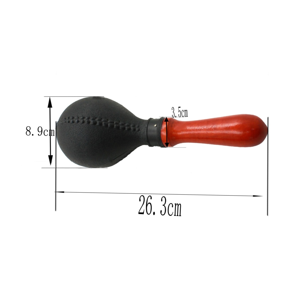 Professional Maraca Shakers Rattles Sand Hammer Percussion Instrument Musical Toy for Kid Children KTV Party Game red - Image 3