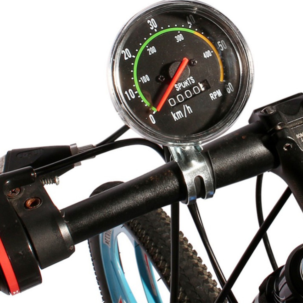 Bike Cycling Speedometer Odometer Mountain Round Meter Gauges Stopwatch Riding Equipment - Image 2