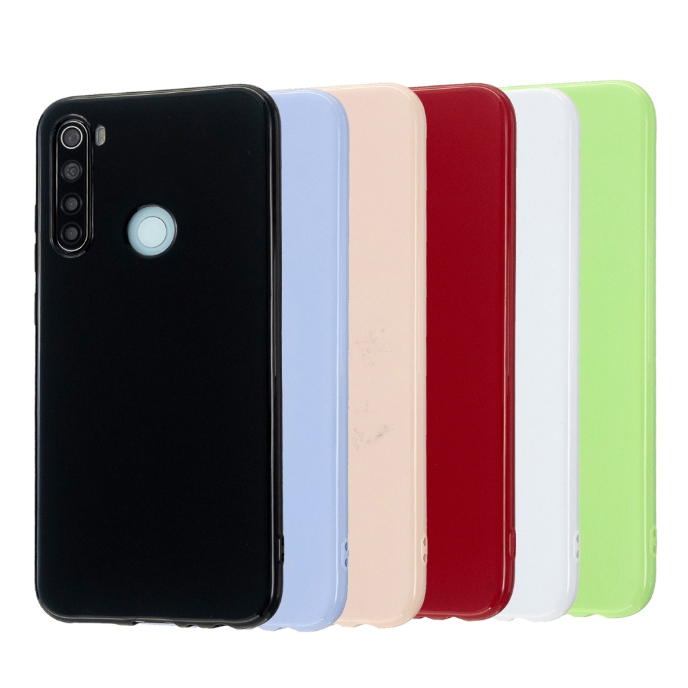 For Redmi Note 8/8 Pro Cellphone Cover Reinforced Soft TPU Phone Case Anti-scratch Full Body Protection Fluorescent green - Image 3