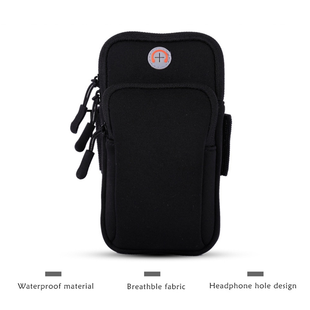 Mobile Phone Arm Bag Marathon Night Running Pack Bicycle Equipment Compatible Universal Waterproof Sports Bracket blue - Image 2