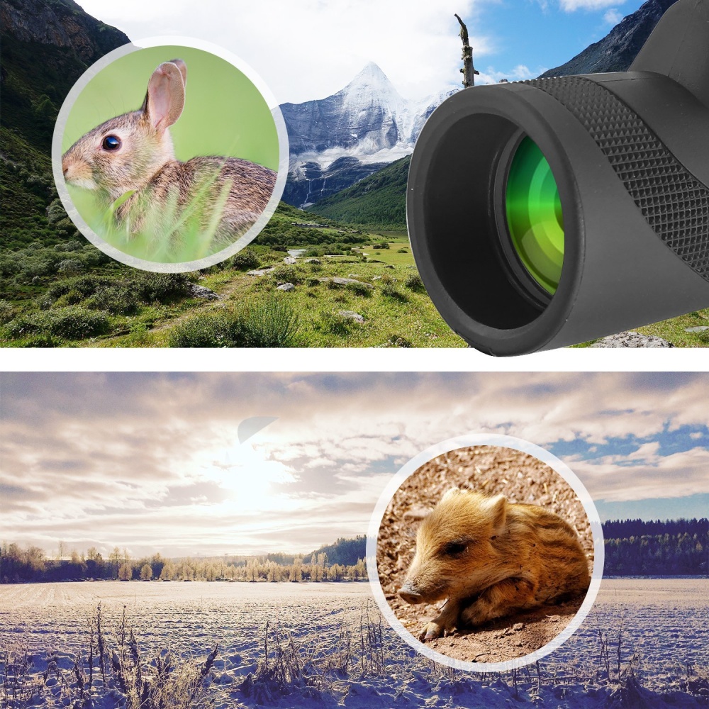 Professional Monocular Telescope for Mobile Night Vision Military Eyepiece Handheld Objective Lens Hunting Optics 10 * 42 - Image 3