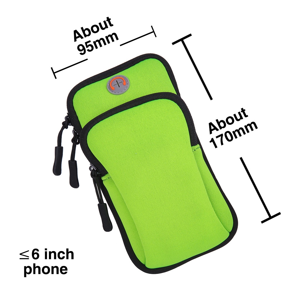 Mobile Phone Arm Bag Marathon Night Running Pack Bicycle Equipment Compatible Universal Waterproof Sports Bracket blue - Image 3