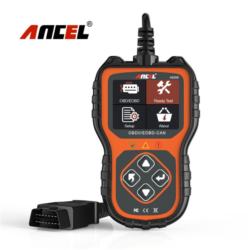 As200 Car Engine Tester Obd2 Scanner Professional Code Reader Fault Scanning Instrument Auto Diagnostics Tool Orange - Image 2