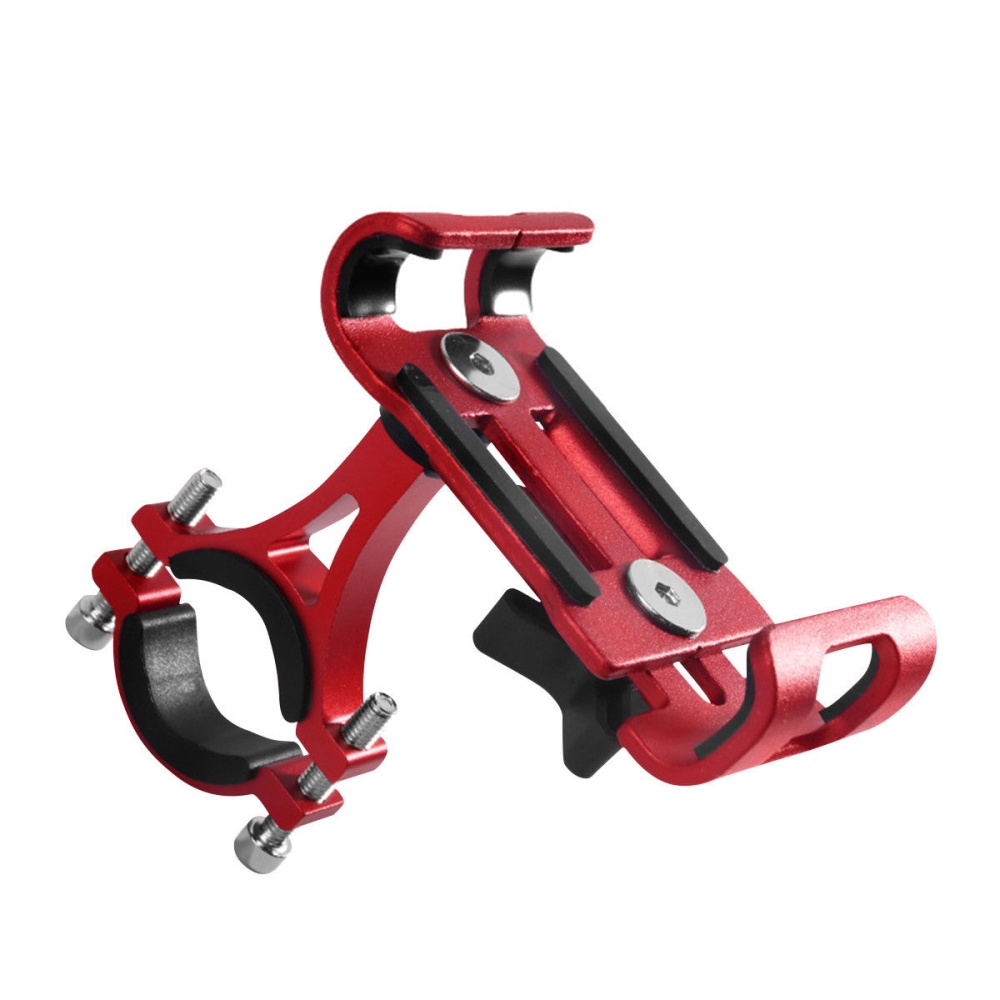 Aluminum Motorcycle Bike Bicycle MTB Handlebar Cell Phone GPS Holder Mount red - Image 3