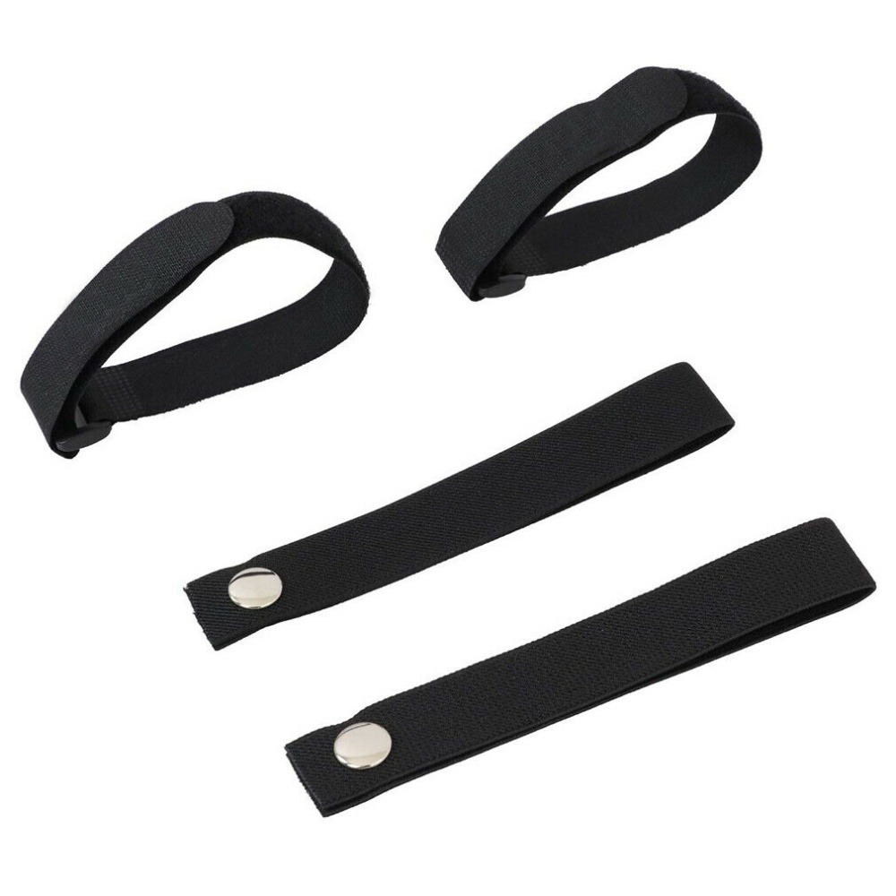 4 Pcs/set Car Roof Fixing Belt Soft Strapping Rope Modified Accessories For Jkjltj Black - Image 2