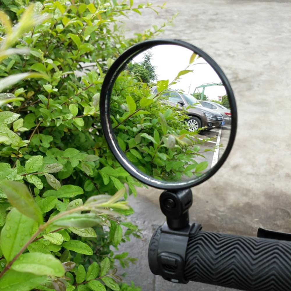 Bicycle Rearview Mirrors For Handlebar Cycling Rear View MTB Silicone Handle Mirror - Image 3