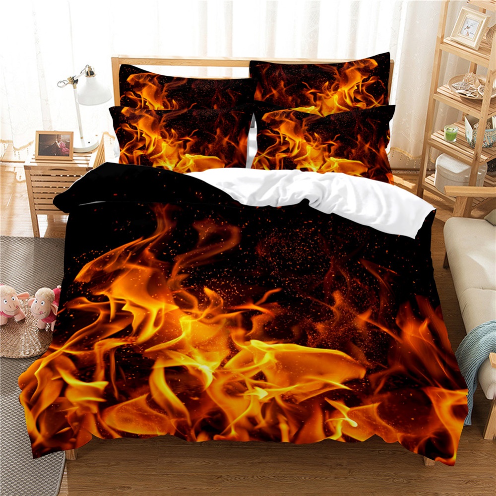 2Pcs/3Pcs Quilt Cover +Pillowcase 3D Digital Printing Dream Series Bedding Set Queen - Image 2