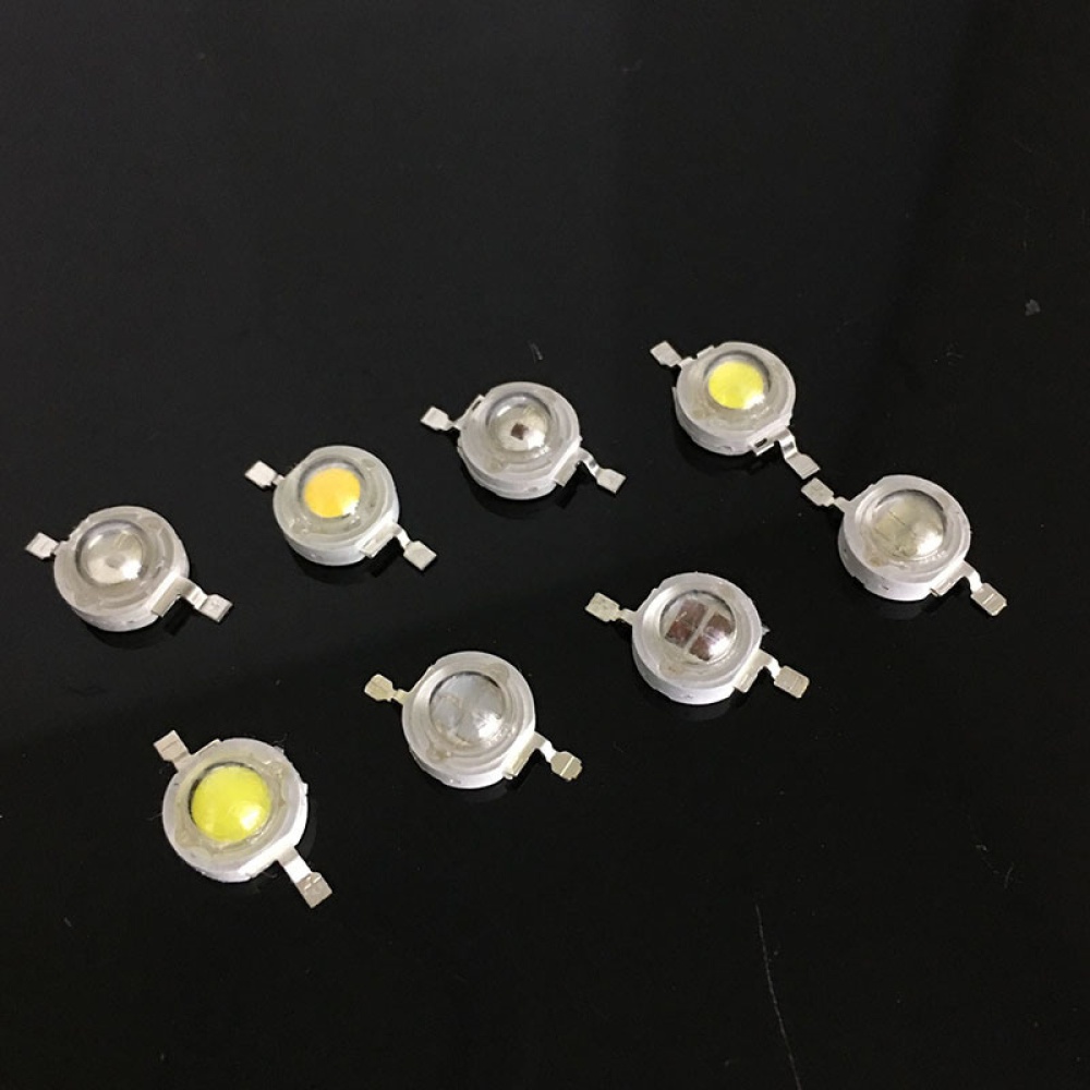 10Pcs/Set 3W LED High Power Super Bright Lamp Beads Night Light for Flashlight Stage Yard yellow - Image 3