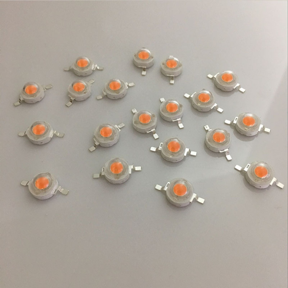 10Pcs/Set 3W LED High Power Super Bright Lamp Beads Night Light for Flashlight Stage Yard Warm white - Image 3