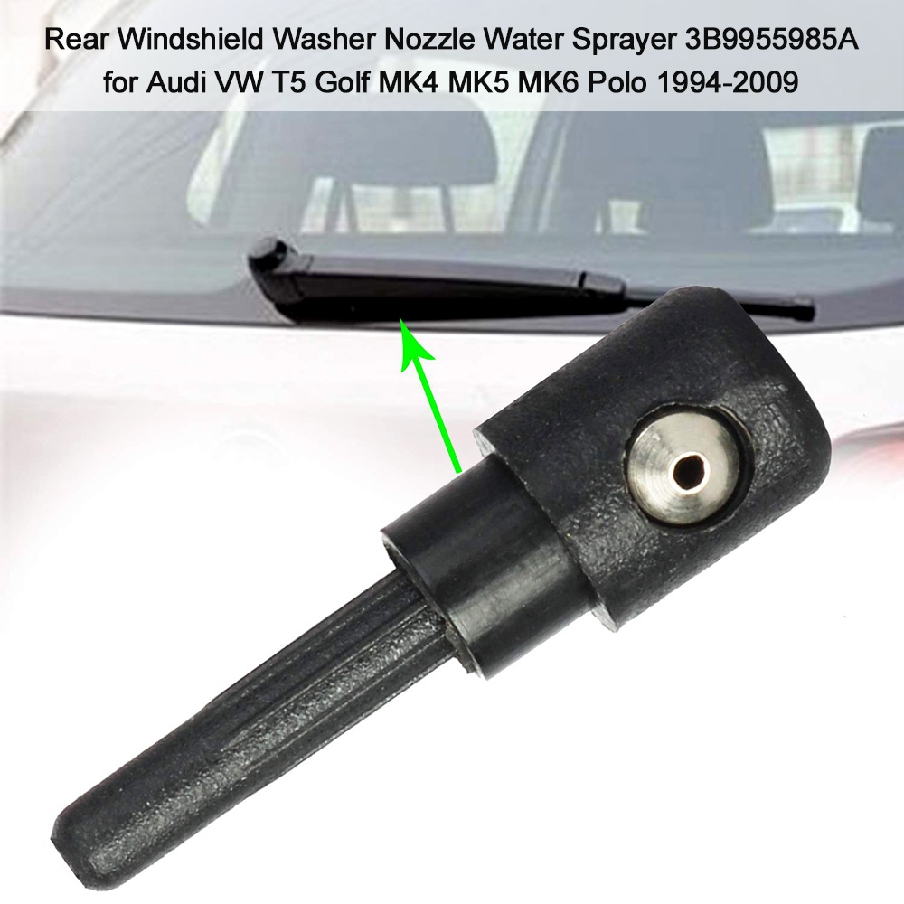 Rear Windshield Washer Nozzle Wiper for Volkswagen Touran Golf Polo 2 pairs - Image 3