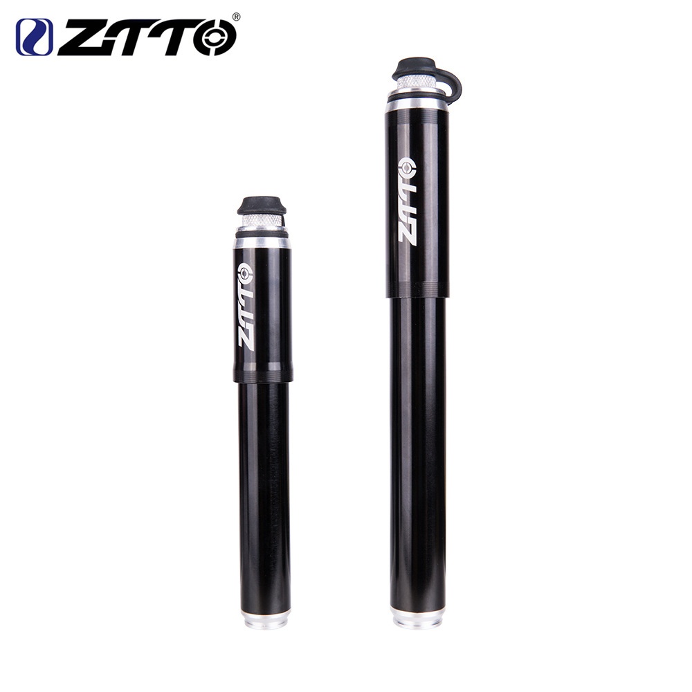 ZTTO High Pressure Mini Portable Handle Bicycle Pump Presta Valve Bike Tire Ball Inflator Air With Gauge barometer pump_Free size - Image 2