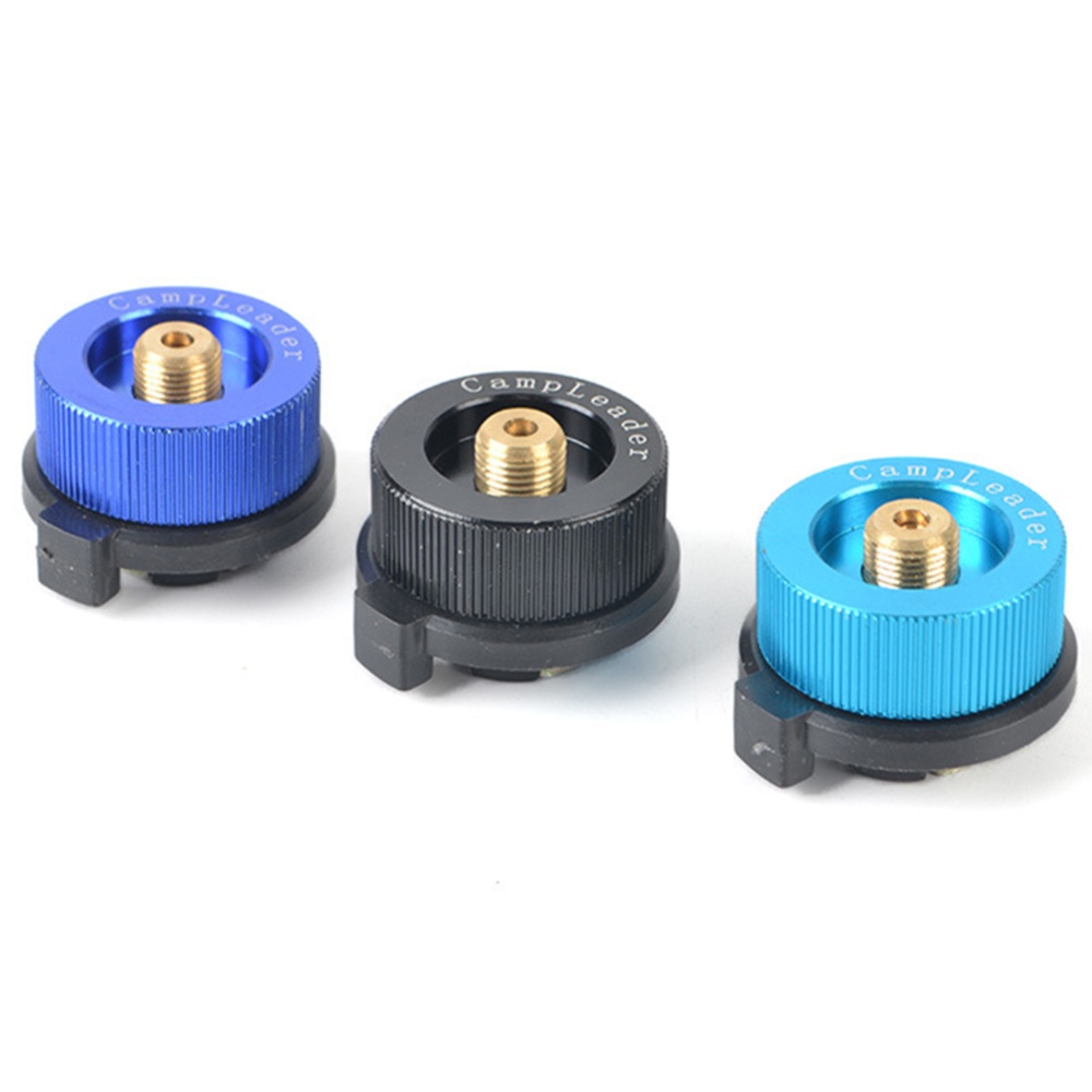 Outdoor Camping Stove Connector Burnerr Conversion Head Long to Flat Gas Bottle Adaptor Lake Blue - Image 3