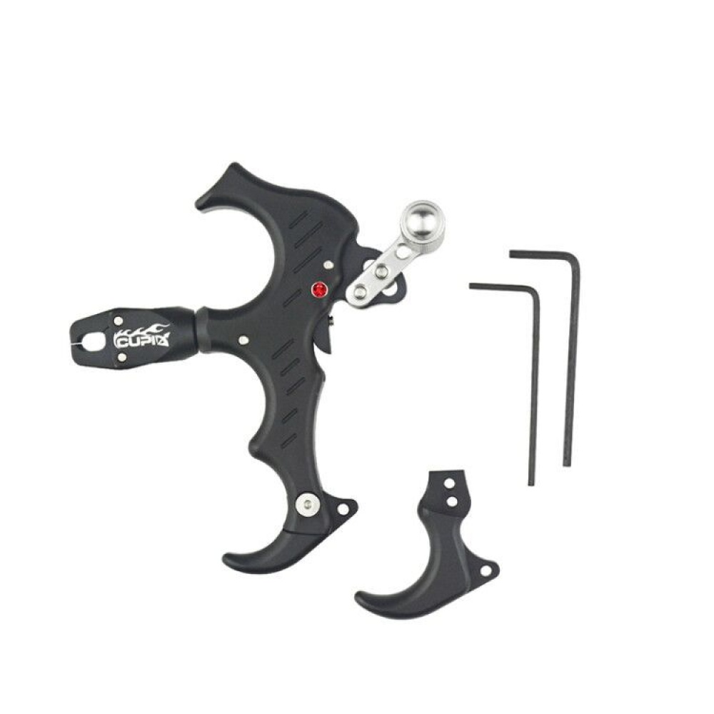 360 Degree Rotating Jaw Compound Bow 3 And 4 Exchange Finger Release Automatic Aid Caliper black - Image 3