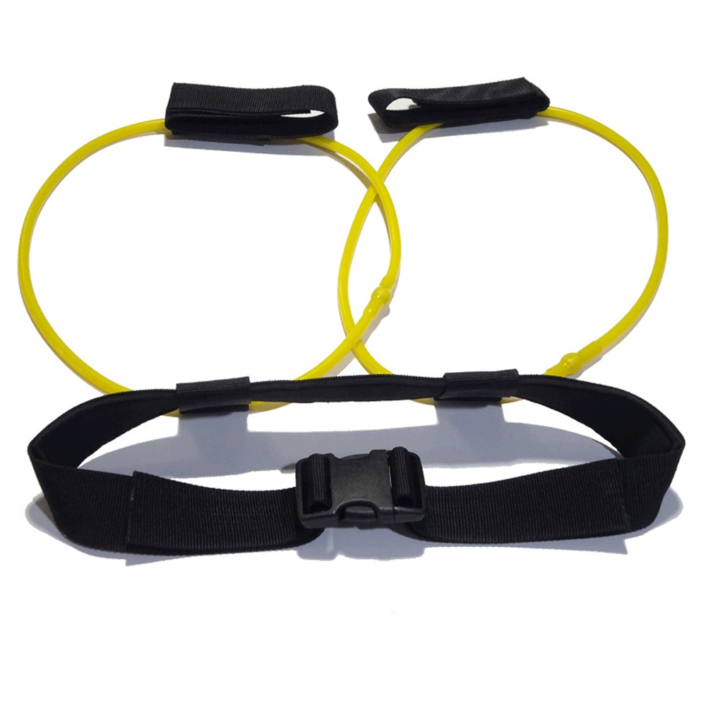 Fitness Women Booty Butt Band Resistance Bands Adjustable Waist Belt Pedal Exerciser for Glutes Muscle Workout yellow_10LB - Image 2