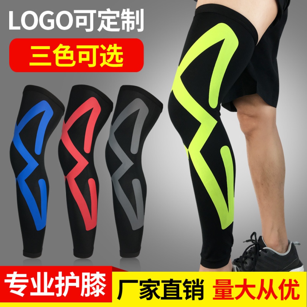 Knee Pads Compression Long Leg Sleeve Protector Gear Breathable Crashproof Antislip Basketball Protective Pad Support Guard for Running Ridi - Image 3