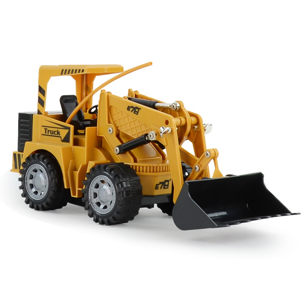 RC Excavator Toy - Hours of Fun with Fully Functional Remote Control Front Loader Tractor Scoop, Load, Carry and Dump Sand, Dirt, Rocks, Bea - Image 3