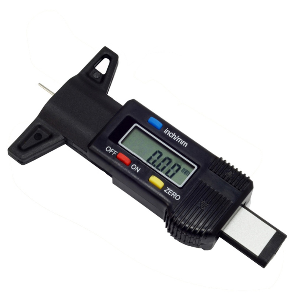 Car 0-25.4mm Digital Tyre Tire Tread Depth Tester Gauge Meter Measurer Tool Caliper LCD Display Tpms Monitoring System Metal probe - Image 3