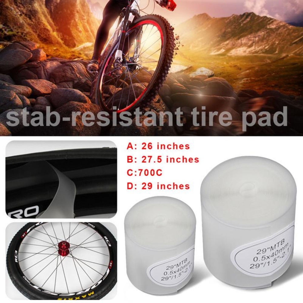 Mountain Bicycle Stab-resistant Tire Pad Inner Explosion-proof Tube Belt 27.5 inches - Image 2