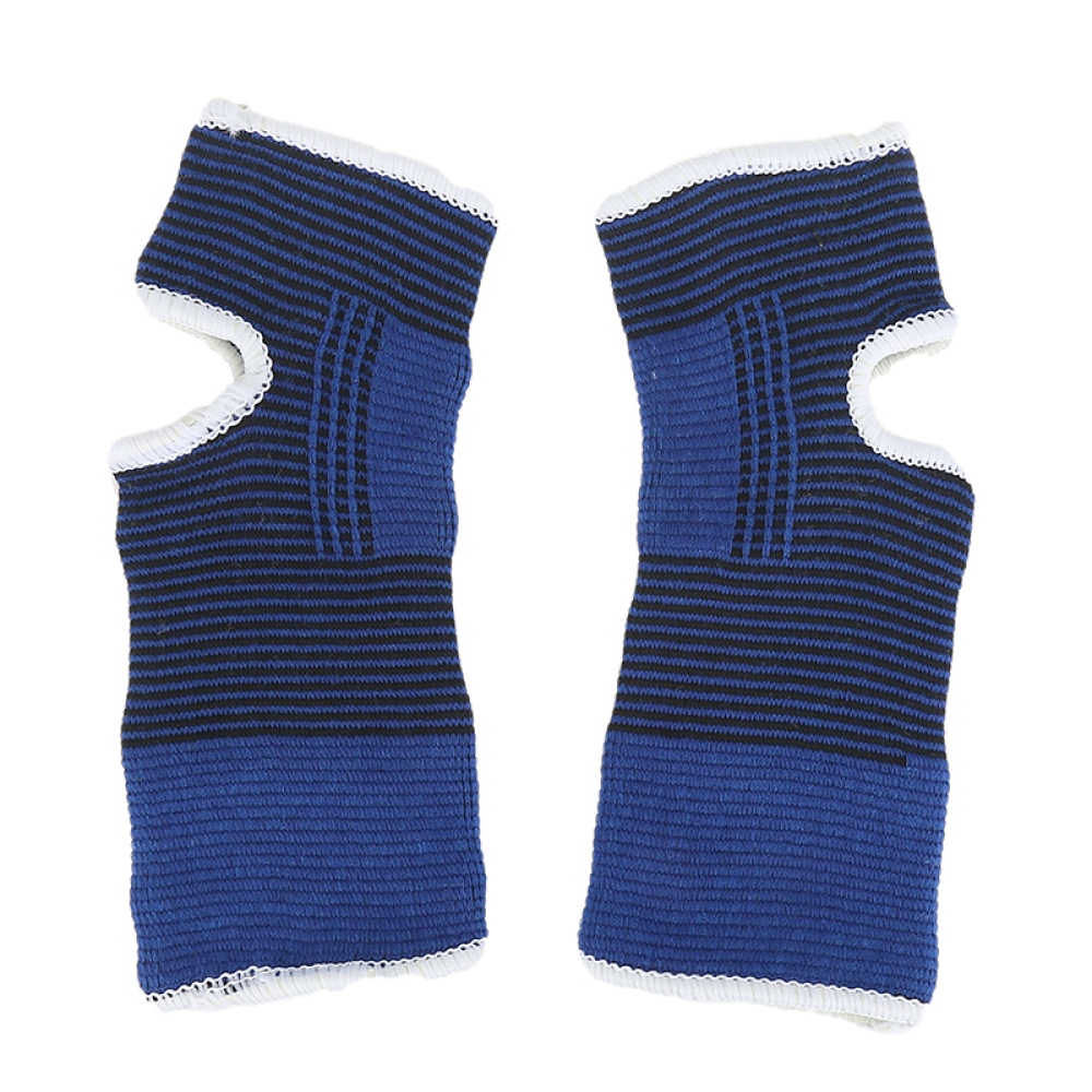 1 Pair Ankle Support Protection Gym Running Foot Bandage Elastic Brace Guard blue - Image 3