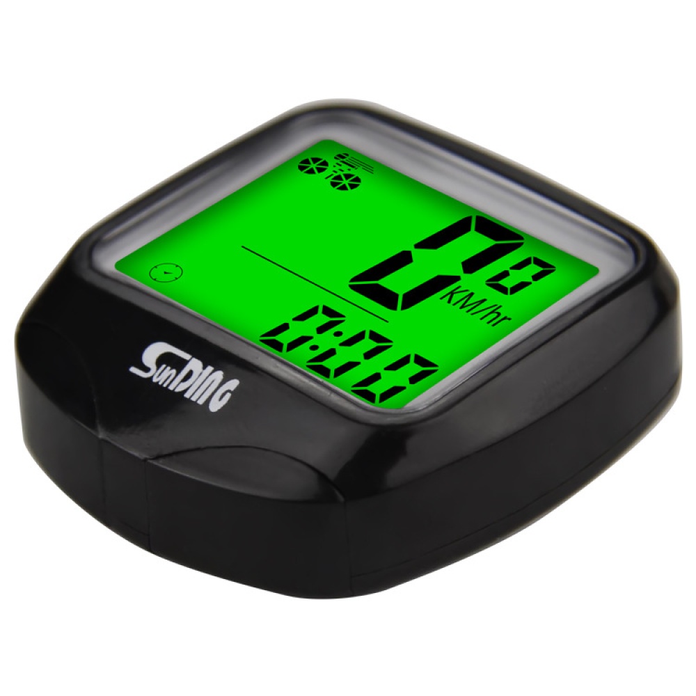 Waterproof Bike Bicycle Computer Outdoor Multifunction Cycling Odometer Speedometer with LCD Backlight black - Image 3