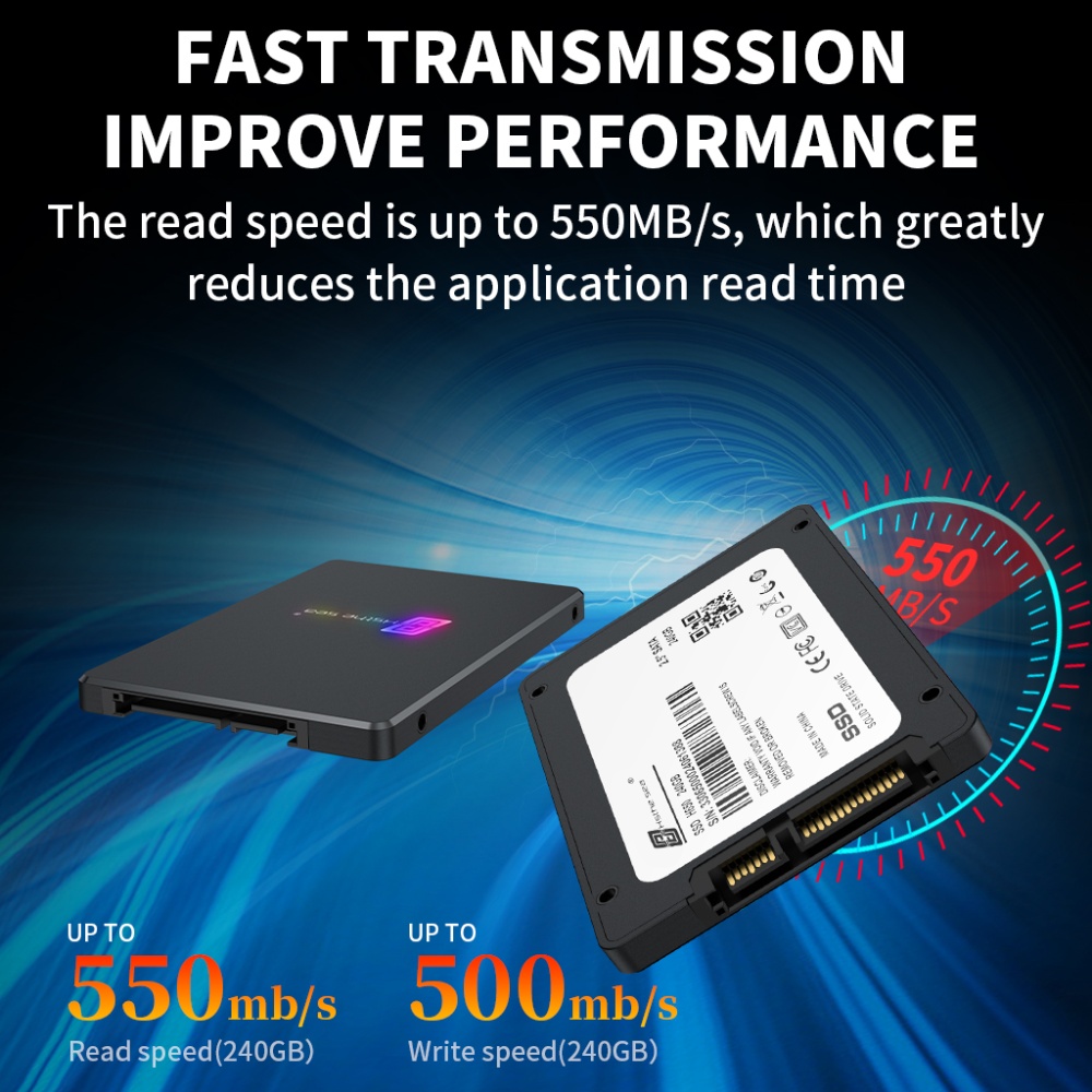 Luminous Internal Solid State Drive Sata 3 SSD Up To 500 Mb/s 8gb 16GB 32GB 60GB 120GB 240GB - Image 2