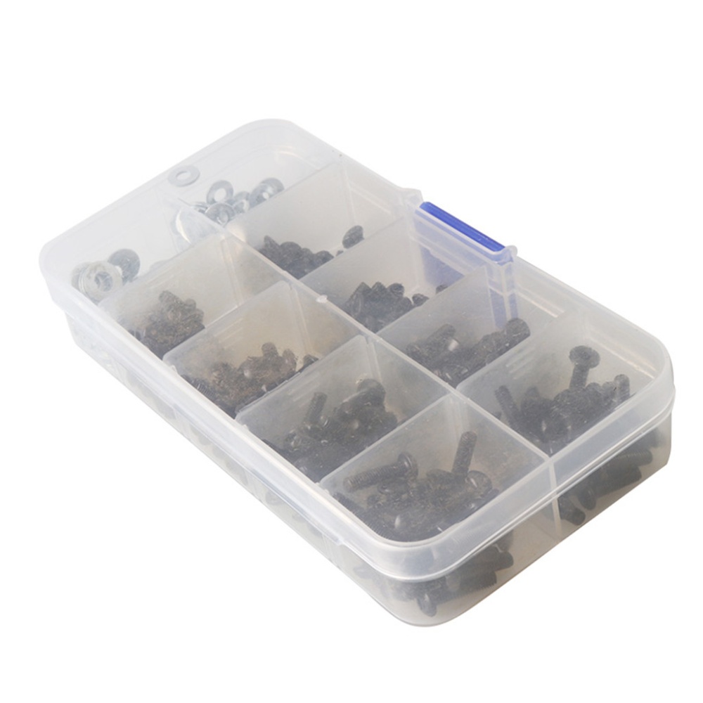 340pcs/180pcs M3 Flat & Round Head Screws Set Accessories Box for 1/10 HSP RC Car 10.9 High-strength Screw Remote Control Part - Image 2