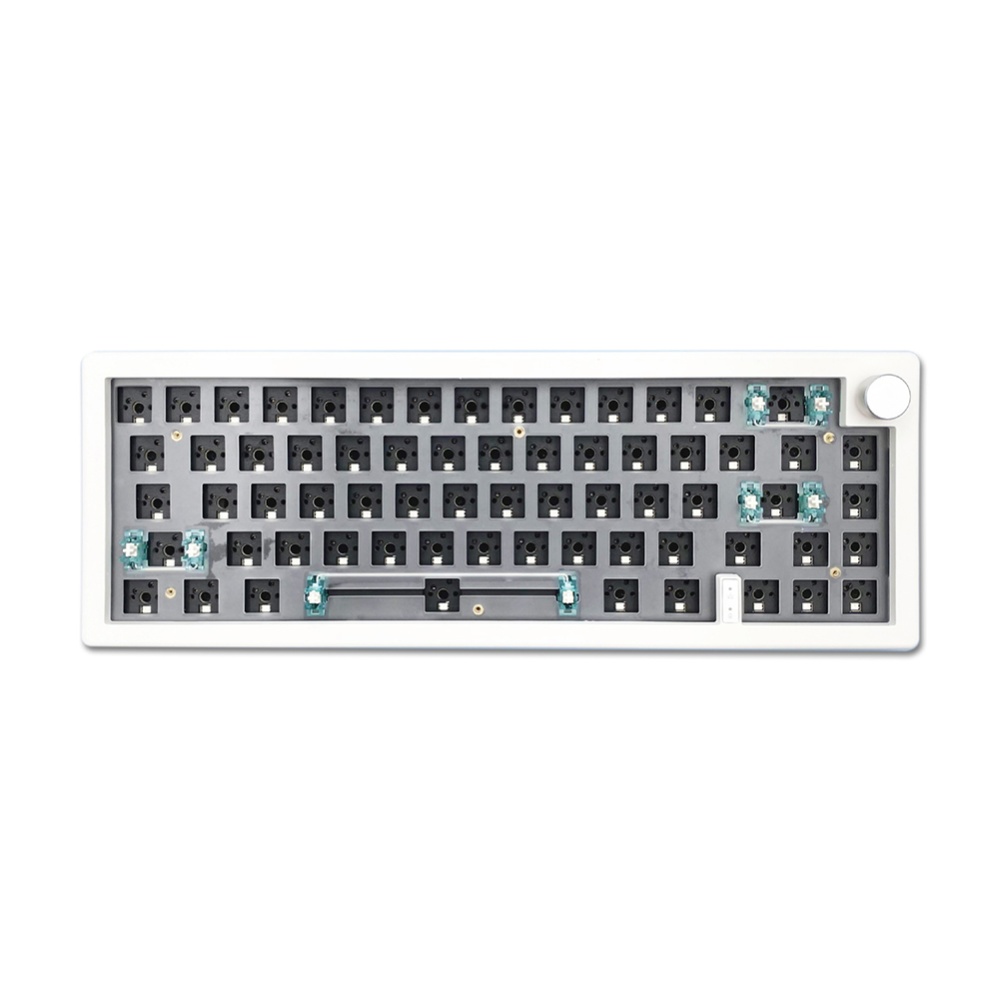 Gmk67 3-mode Diy Mechanical Keyboard Kit Hot-swappable Rgb Backlight Compatible for IOS Android Black - Image 3