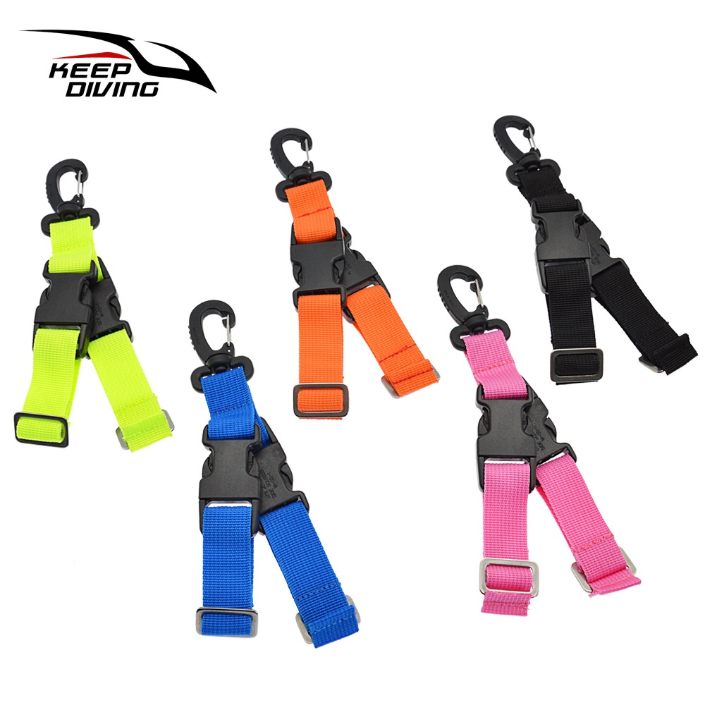 Diving Fins Quick-release Buckle Rope Dive Gear Quick Release Fluorescent green_One size - Image 3